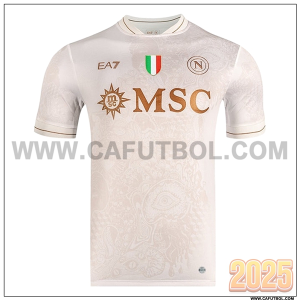 Nuevo Camiseta de SSC Napoles Segunda Beige 2025 2026