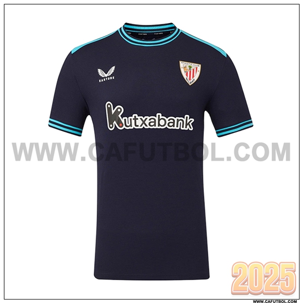 Nuevo Camiseta de Athletic Bilbao Segunda Azul marino 2025 2026