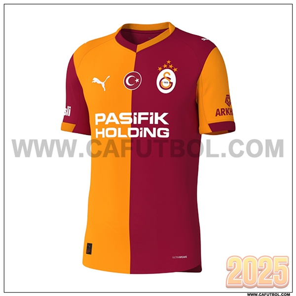 Nuevo Camiseta de Galatasaray Primera Rojo/Naranja 2025 2026
