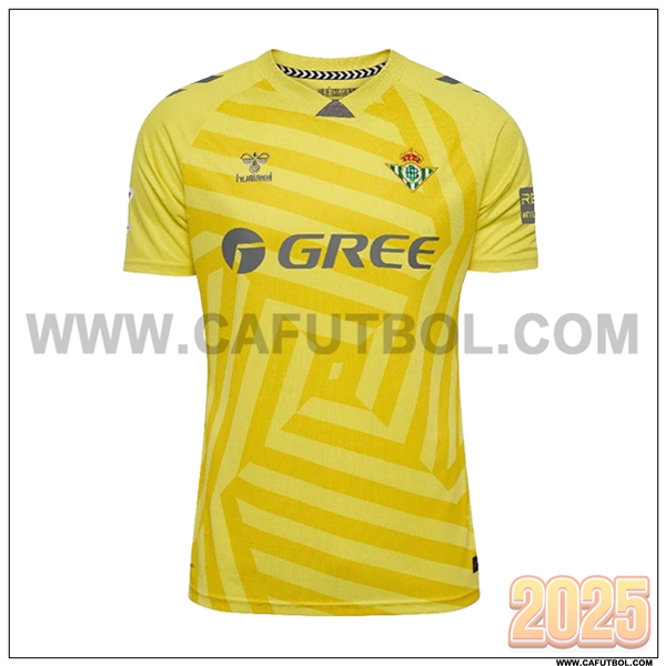 Camiseta Futbol Portero Real Betis AMARILLO 2025 2026