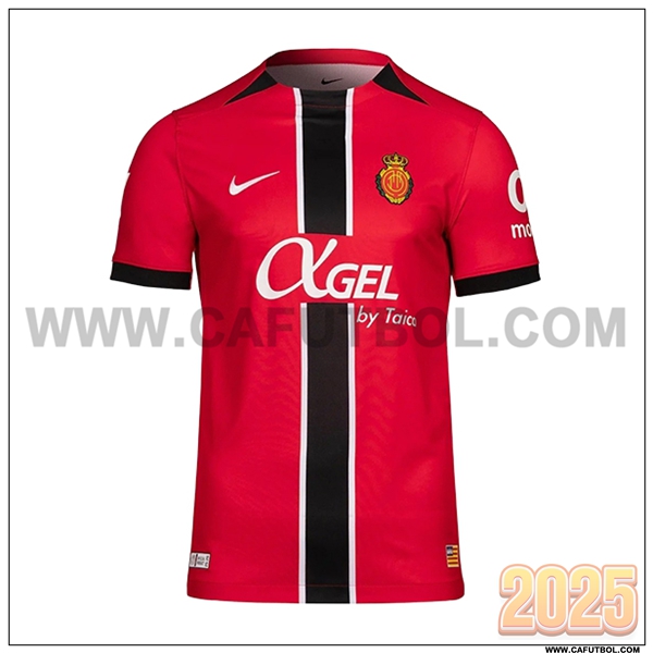 Nuevo Camiseta de Mallorca Primera Rojo/Negro 2025 2026