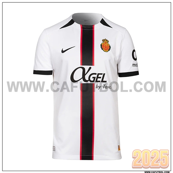 Nuevo Camiseta de Mallorca Segunda Blanco/Negro 2025 2026