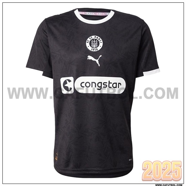 Nuevo Camiseta de St Pauli Tercero Negro 2025 2026