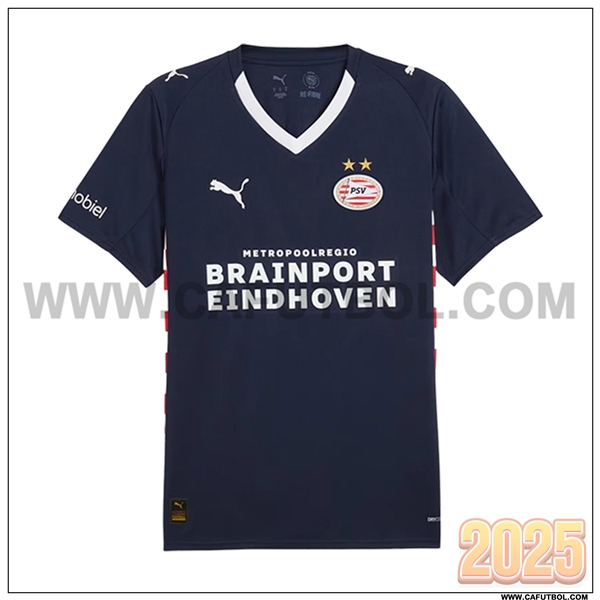 Nuevo Camiseta de PSV Segunda Negro 2025 2026