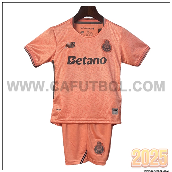 Nuevo Camiseta de FC Porto Segunda Mujer Naranja 2025 2026