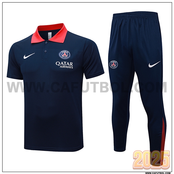 Camiseta Polo PSG Azul marino 2025 2026