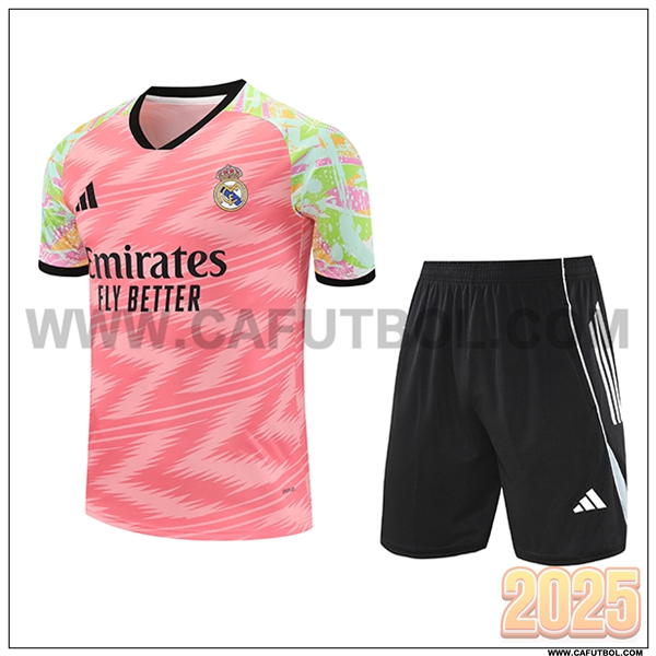 Camiseta Entrenamiento Real Madrid Rosa/Verde 2025 2026