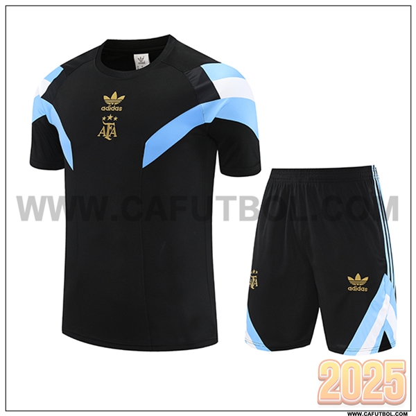 Camiseta Entrenamiento Argentina Negro/Azul/Blanco 2025 2026