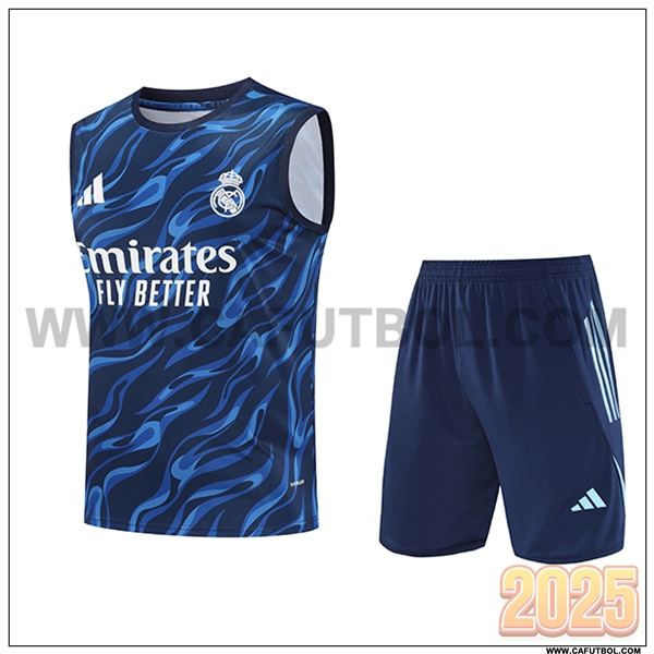 Camiseta Entrenamiento sin mangas Real Madrid Azul 2025 2026