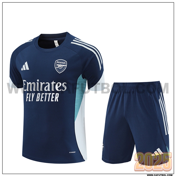Camiseta Entrenamiento Arsenal Azul/Blanco 2025 2026