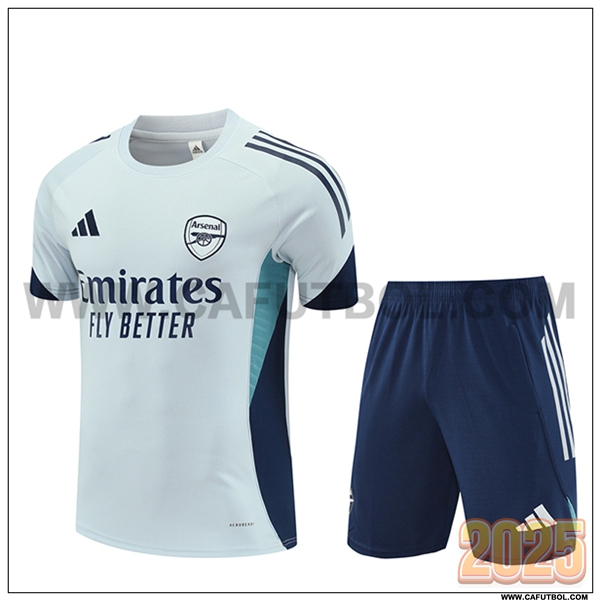 Camiseta Entrenamiento Arsenal Gris/Azul 2025 2026
