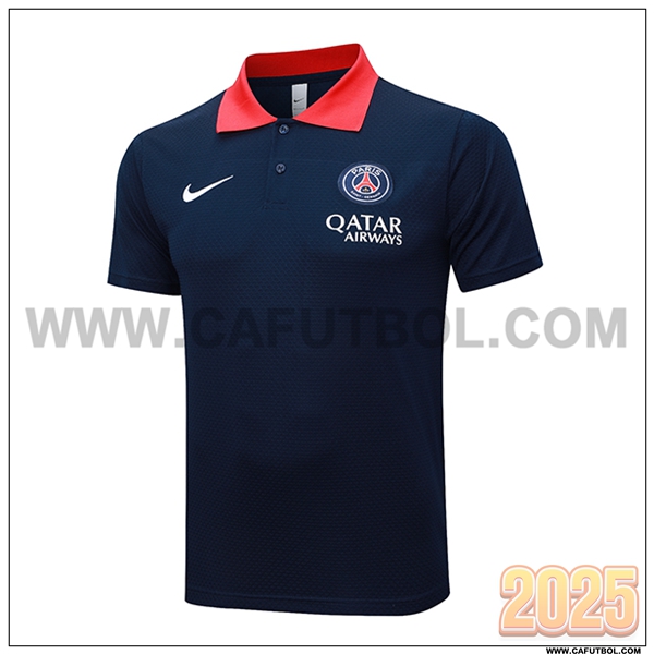 Camiseta Polo PSG Azul marino 2025 2026