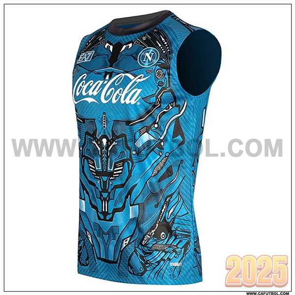 Chalecos De Futbol SSC Napoli Azul/Negro 2025 2026