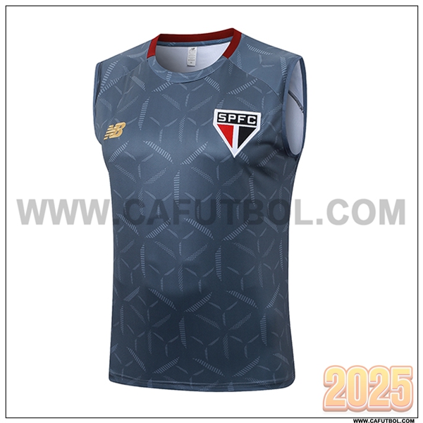 Chalecos De Futbol Sao Paulo FC Gris 2025 2026