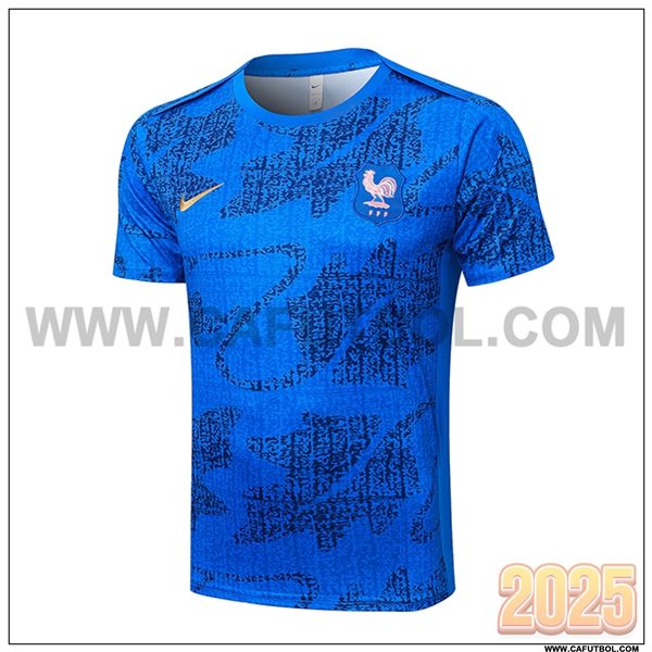 Camiseta Entrenamiento Francia Azul 2025 2026