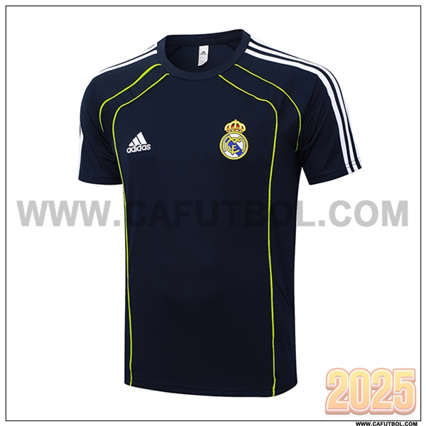 Camiseta Entrenamiento Real Madrid Negro/Verde 2025 2026 -02