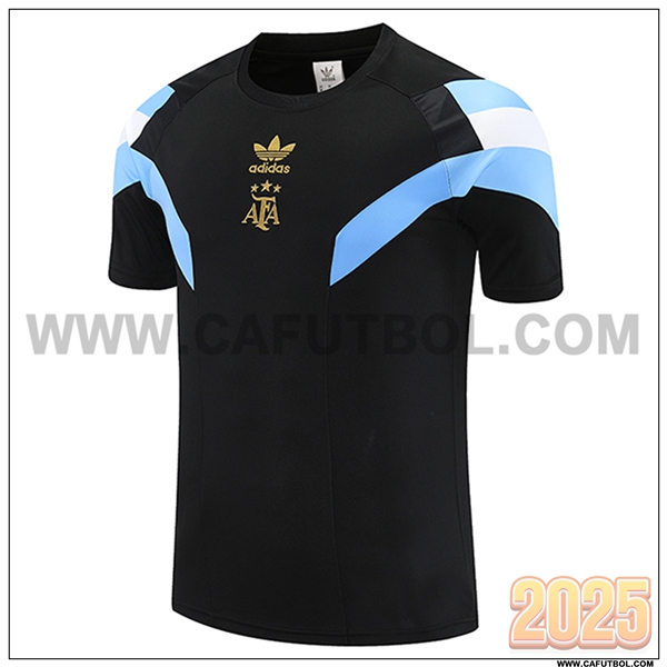 Camiseta Entrenamiento Argentina Negro/Azul/Blanco 2025 2026