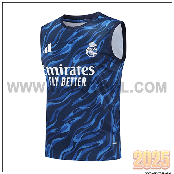 Chalecos De Futbol Real Madrid Azul 2025 2026