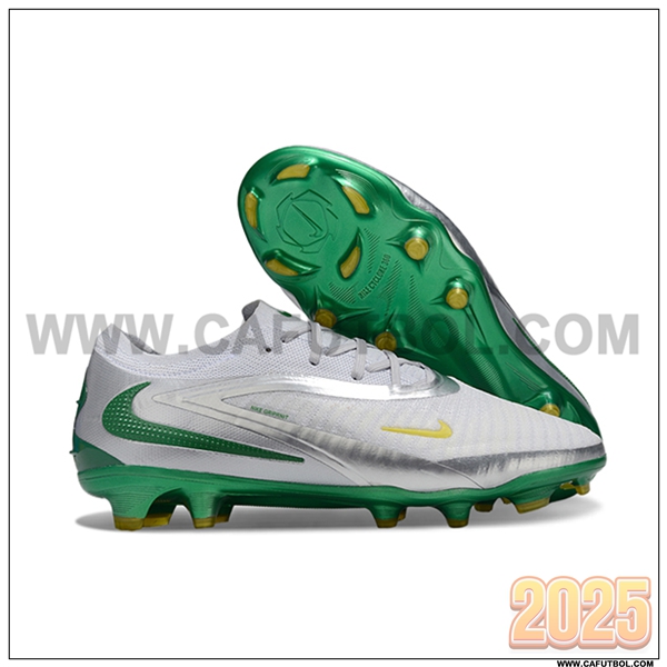 Nike Botas De Fútbol Phantom GX III Elite FG Gris/Verde