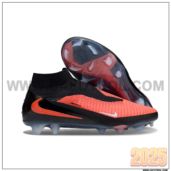 Nike Botas De Fútbol Phantom GX III Elite FG Negro/Naranja