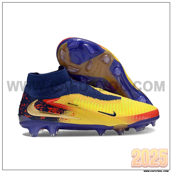 Nike Botas De Fútbol Phantom GX III Elite FG Violeta/Amarillo/Negro/Rojo