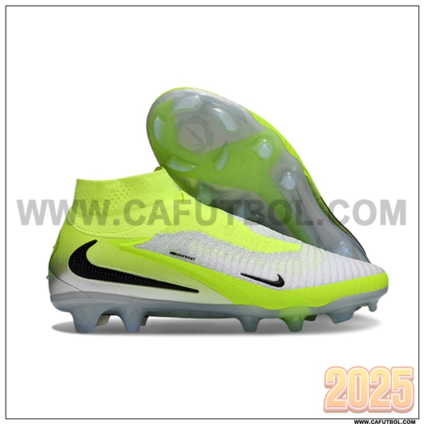 Nike Botas De Fútbol Phantom GX III Elite FG Verde/Gris/Negro