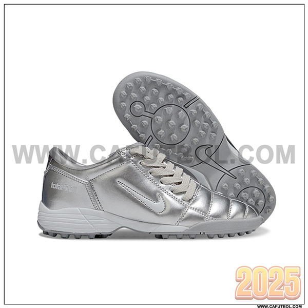 Nike Botas De Fútbol T90 TF Gris -03