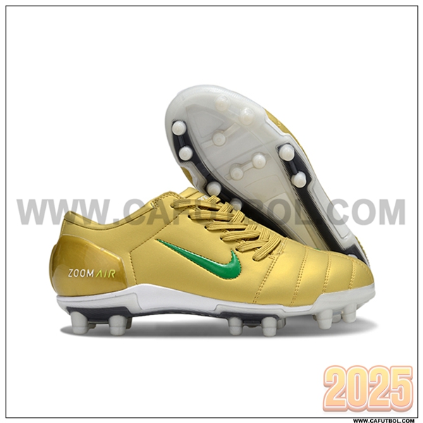 Nike Botas De Fútbol T90 FG Amarillo/Verde