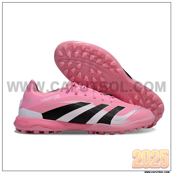 Adidas Botas De Fútbol PREDATOR 25 ELITE TF BOOT Rosa/Blanco/Negro