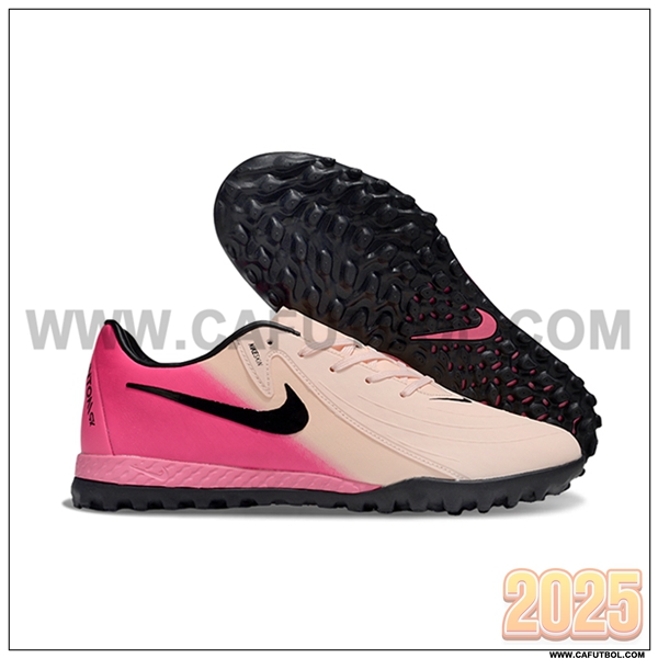 Nike Botas De Fútbol Phantom GX II ACAD LV8 TF Rosa/Beige/Negro