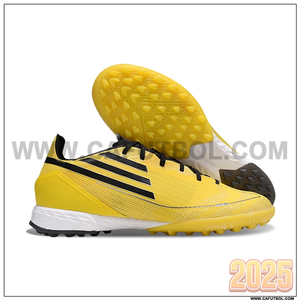 Adidas Botas De Fútbol F50 PRO TF Amarillo/Negro