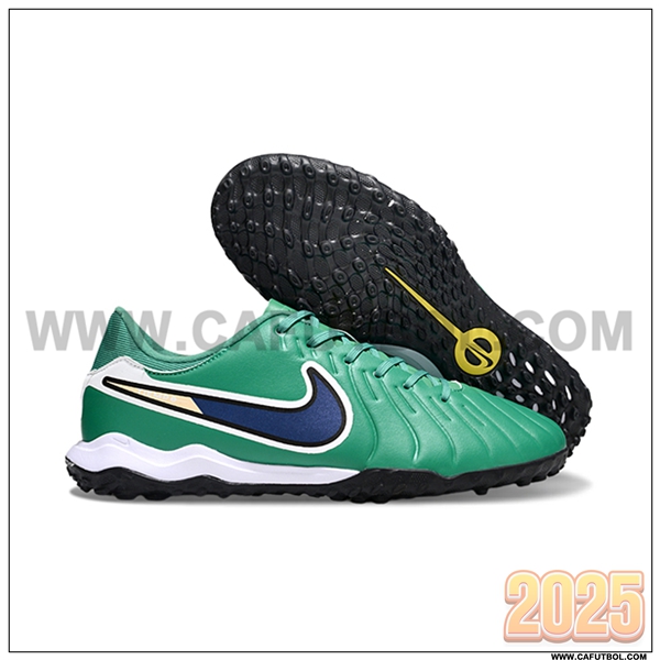 Nike Botas De Fútbol Tiempo Legend X Academy TF Verde/Azul/Blanco