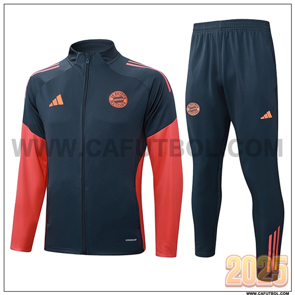 Chandal Chaquetas Futbol Bayern Munich Gris/Naranja 2025 2026
