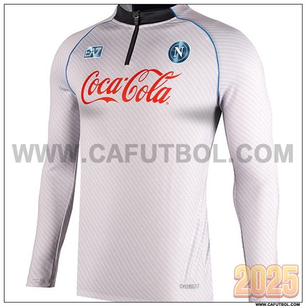 Sudadera Entrenamiento SSC Napoli Azul/Negro 2025 2026