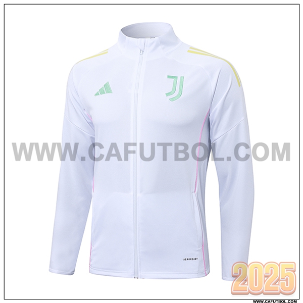 Chaquetas Futbol Juventus Blanco/Amarillo 2025 2026