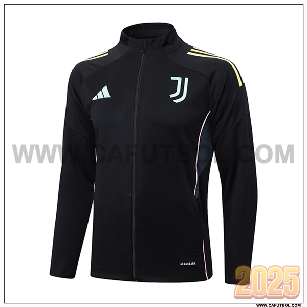 Chaquetas Futbol Juventus Negro/Amarillo 2025 2026