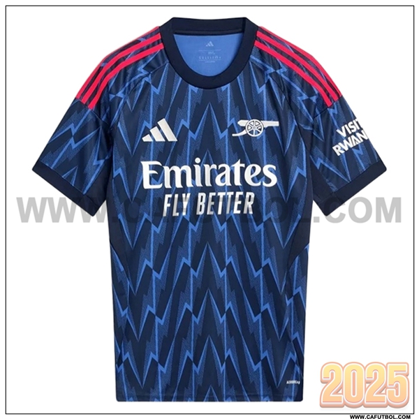 Nuevo Camiseta de Arsenal Segunda Azul/Negro 2025 2026