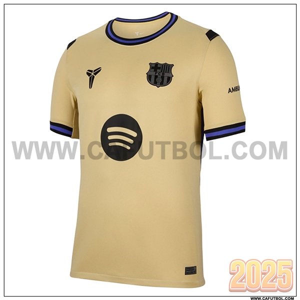 Nuevo Camiseta de FC Barcelona Segunda AMARILLO 2025 2026