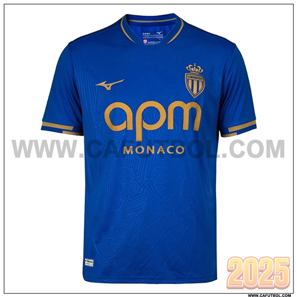 Nuevo Camiseta de AS Monaco Segunda Azul 2025 2026