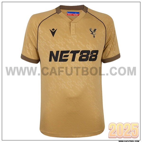 Nuevo Camiseta de Crystal Palace Segunda AMARILLO 2025 2026