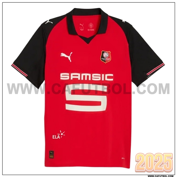 Nuevo Camiseta de Stade Rennais Primera Rojo/Negro 2025 2026
