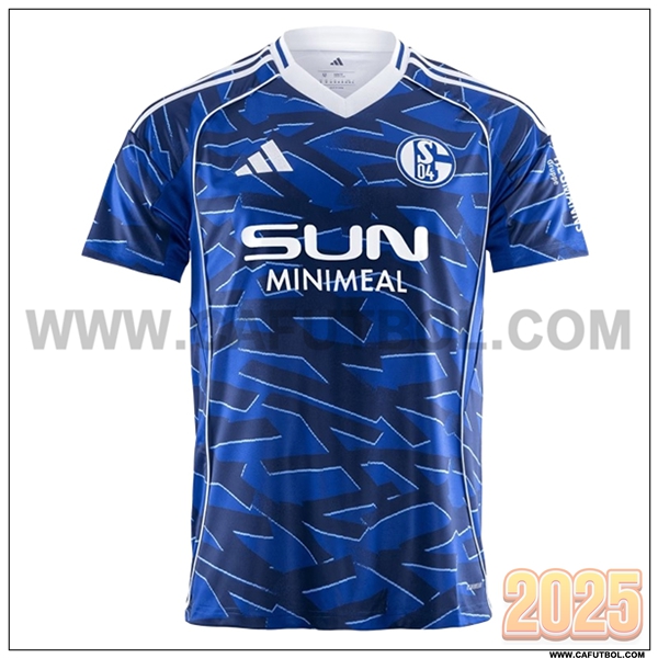 Nuevo Camiseta de Schalke 04 Primera Azul/Blanco 2025 2026