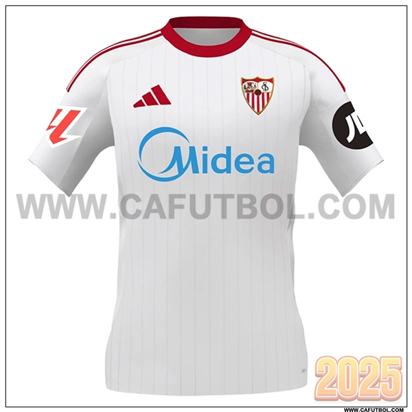 Nuevo Camiseta de Sevilla FC Primera Blanco 2025 2026
