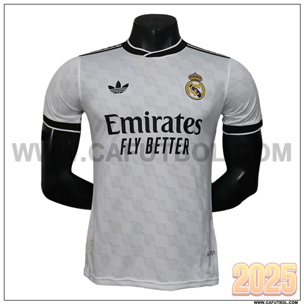 Camiseta Futbol Real Madrid Edicion especial 2025 2026 Blanco