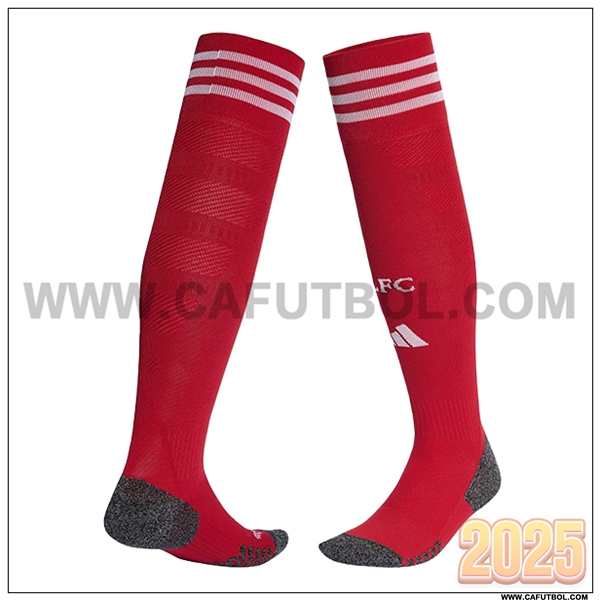 Primera Calcetines Futbol FC Liverpool Rojo 2025 2026