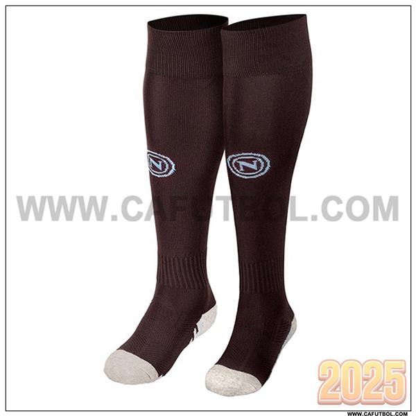 Tercero Calcetines Futbol SSC Napoles Marron 2025 2026