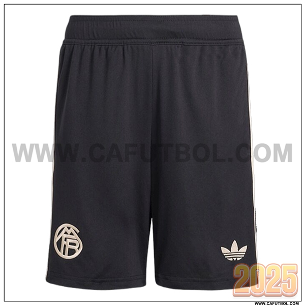Pantalones Cortos Bayern Munich Liga de Campeones 2025 2026 Negro