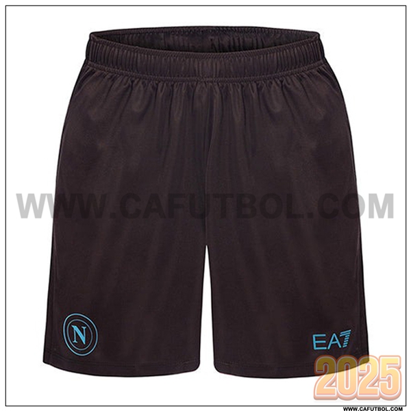 Tercero Pantalones Cortos SSC Napoles Marron 2025 2026