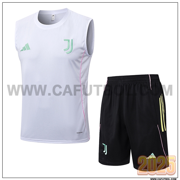 Camiseta Entrenamiento sin mangas Juventus Blanco 2025 2026