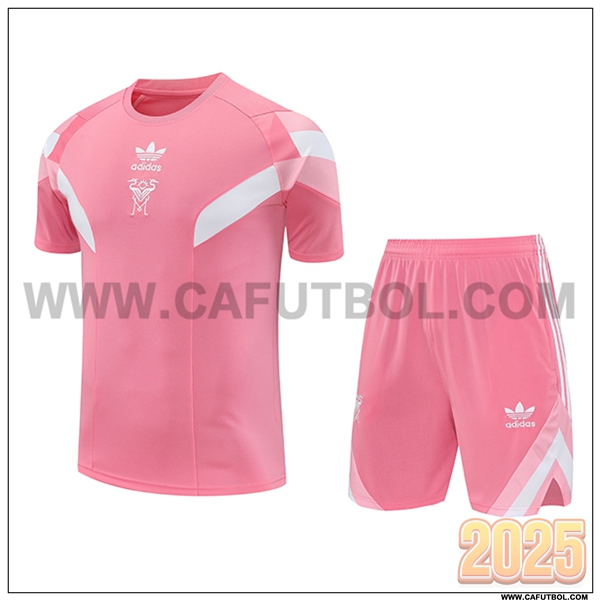 Camiseta Entrenamiento Inter Miami CF Rosa/Blanco 2025 2026